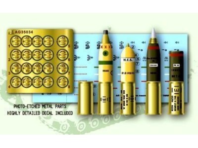 U.K. 95 mm Howitzer Ammo Set 
