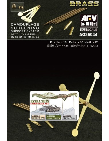 Camouflage screening support system 
