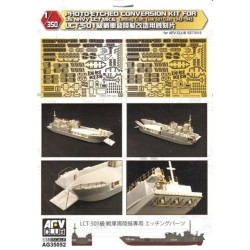 Photo-Etched conversion Kit for US NAVY LCT MK.6 landing Craft Tank501 1943-45 