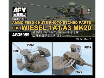 AMMO FEED CHUTE PE FOR WIESEL 1A1/A3 MK20 