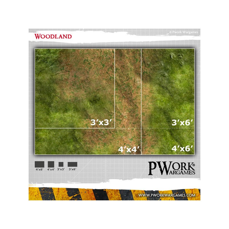 Tapis de jeu néoprène Woodland 90x120cm