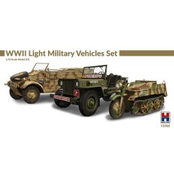 WWII Light Military Vehicles Set 