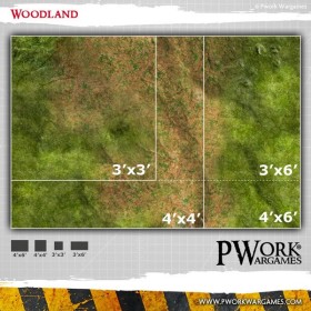 Tapis de jeu néoprène Woodland 90x90cm