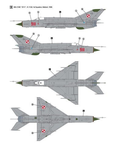 MiG-21MF Polish Air Force 