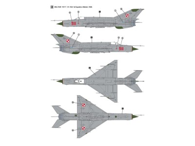 MiG-21MF Polish Air Force 