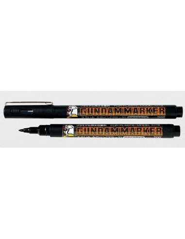Mr Hobby -Gunze Black (Brush Type) Marker 
