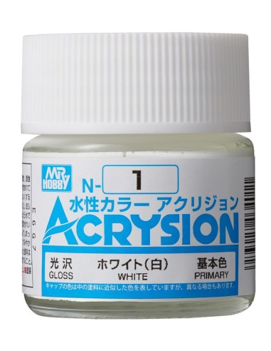 Mr Hobby -Gunze Acrysion (10 ml) White 