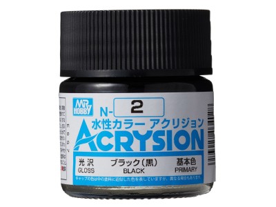 Mr Hobby -Gunze Acrysion (10 ml) Black 
