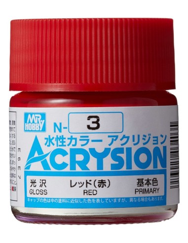 Mr Hobby -Gunze Acrysion (10 ml) Red 