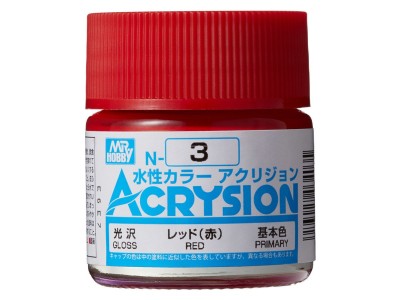 Mr Hobby -Gunze Acrysion (10 ml) Red 