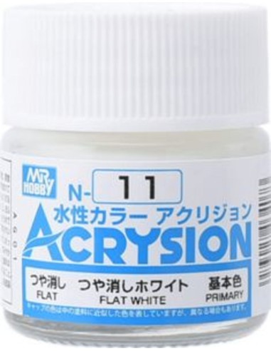 Mr Hobby -Gunze Acrysion (10 ml) Flat White 