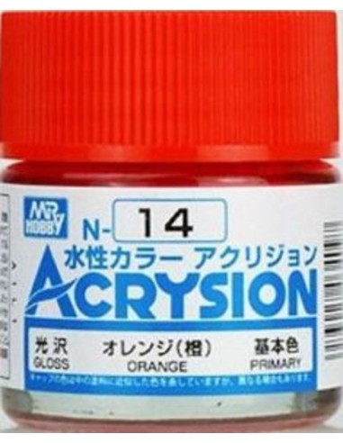Mr Hobby -Gunze Acrysion (10 ml) Orange 