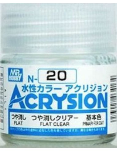 Mr Hobby -Gunze Acrysion (10 ml) Flat Clear 