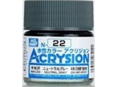 Mr Hobby -Gunze Acrysion (10 ml) Neutral Gray 