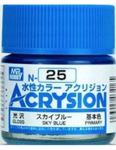 Mr Hobby -Gunze Acrysion (10 ml) Sky Blue 