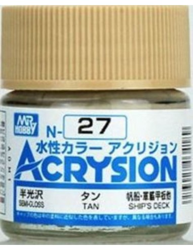 Mr Hobby -Gunze Acrysion (10 ml) Tan 