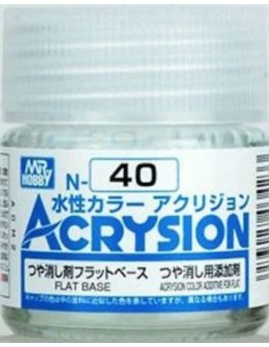 Mr Hobby -Gunze Acrysion (10 ml) Flat Base 