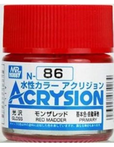 Mr Hobby -Gunze Acrysion (10 ml) Red Madder 