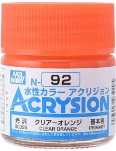 Mr Hobby -Gunze Acrysion (10 ml) Clear Orange 