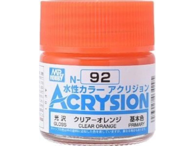 Mr Hobby -Gunze Acrysion (10 ml) Clear Orange 