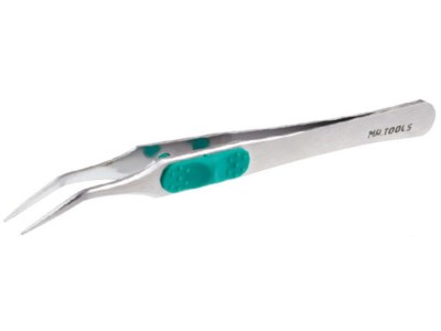 Mr Hobby -Gunze Mr. Angled Tweezers 