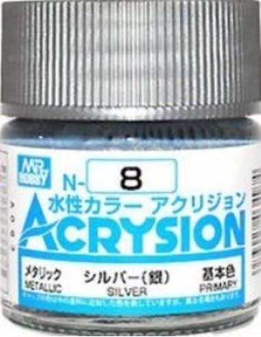 Mr Hobby -Gunze Acrysion (10 ml) Silver 
