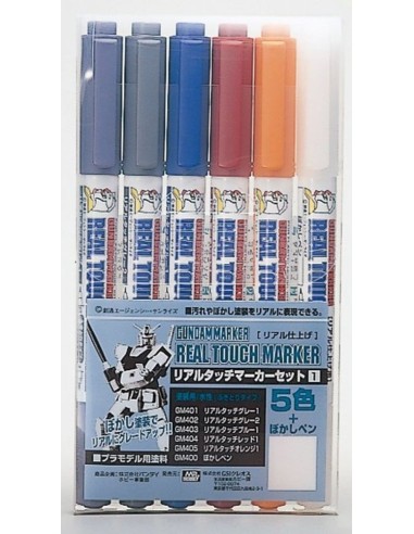 Mr Hobby -Gunze Real Touch Marker Set 1 