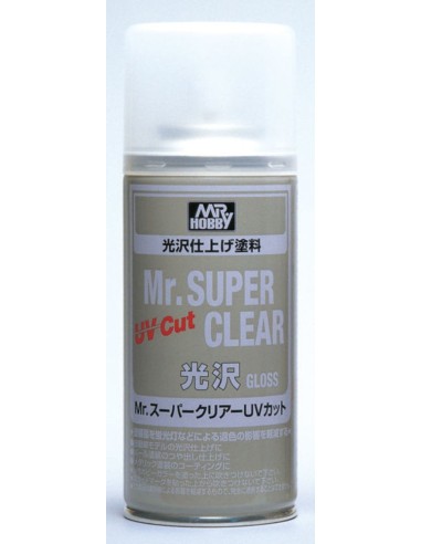 Mr Hobby -Gunze Mr. Super Clear UV Cut Gloss Spray (170 ml) 