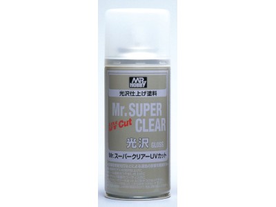 Mr Hobby -Gunze Mr. Super Clear UV Cut Gloss Spray (170 ml) 