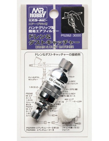 Mr Hobby -Gunze Drain & Dust Chatcher for Airbrush 