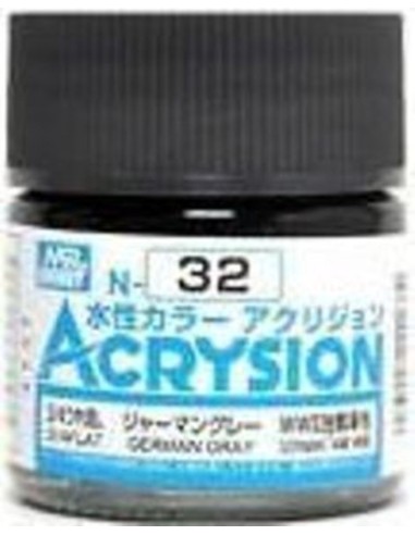 Mr Hobby -Gunze Acrysion (10 ml) German Gray 