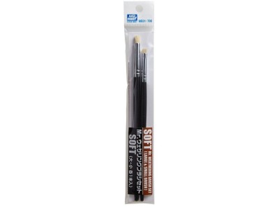 Mr Hobby -Gunze Mr. Weathering Brush Set Soft 