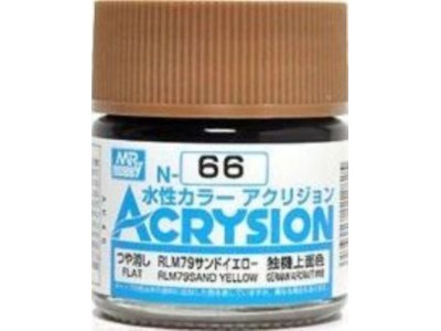 Mr Hobby -Gunze Acrysion (10 ml) RLM79 Sand Yellow 