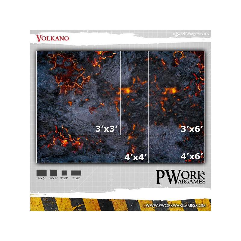 Tapis de jeu néoprène Volkano 44x60"