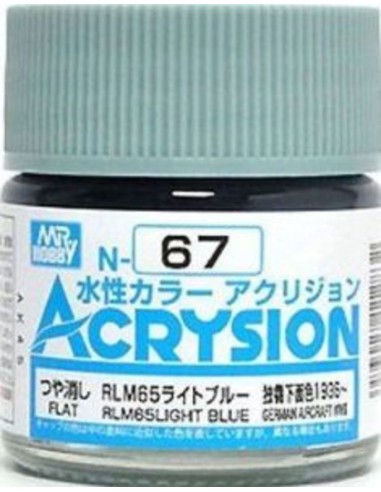 Mr Hobby -Gunze Acrysion (10 ml) RLM65 Light Blue 
