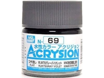 Mr Hobby -Gunze Acrysion (10 ml) RLM75 Gray Violet 