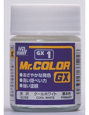Mr Hobby -Gunze Mr. Color GX (18 ml) Cool White 