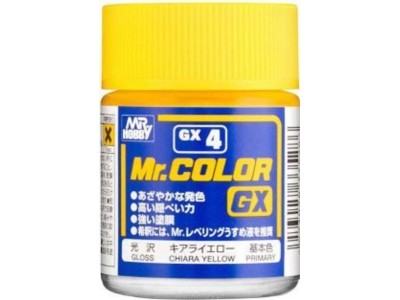 Mr Hobby -Gunze Mr. Color GX (18 ml) Chiara Yellow 