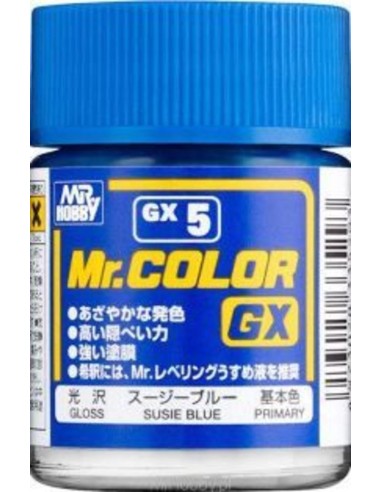 Mr Hobby -Gunze Mr. Color GX (18 ml) Susie Blue 
