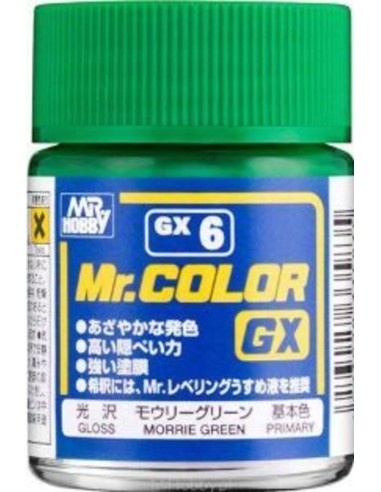 Mr Hobby -Gunze Mr. Color GX (18 ml) Morrie Green 