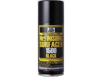 Mr Hobby -Gunze Mr. Finishing Surfacer Acer 1500 Black (170 ml) 