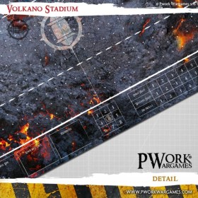 Tapis de jeu PVC Volkano Stadium