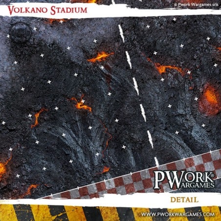 Tapis de jeu PVC Volkano Stadium