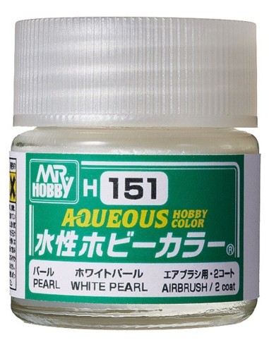 Mr Hobby -Gunze Aqueous Hobby Colors  (10 ml) White Pearl 