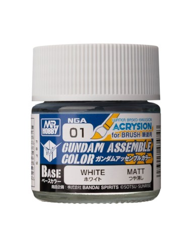 Acrysion GUNDAM ASSEMBLE COLOR (Base Color) (10 ml) White 