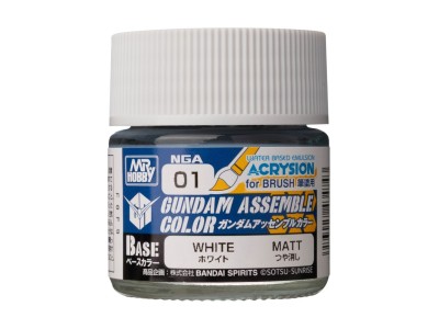 Acrysion GUNDAM ASSEMBLE COLOR (Base Color) (10 ml) White 