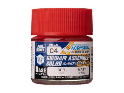 Acrysion GUNDAM ASSEMBLE COLOR (Base Color) (10 ml) Red 