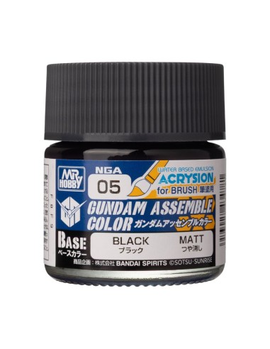 Acrysion GUNDAM ASSEMBLE COLOR (Base Color) (10 ml) Black 