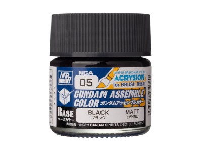 Acrysion GUNDAM ASSEMBLE COLOR (Base Color) (10 ml) Black 
