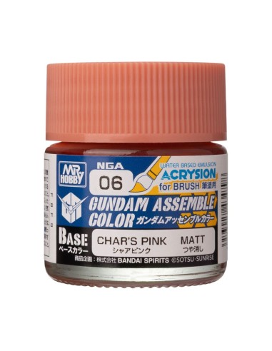 Acrysion GUNDAM ASSEMBLE COLOR (Base Color) (10 ml) Char's Pink 
